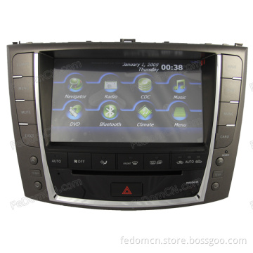 8" in-Dash Car Kit Monitor Auto Audio Stereo Multimedia Entertainment DVD Player GPS Navigation for Lexus Is Series (C8018LI)